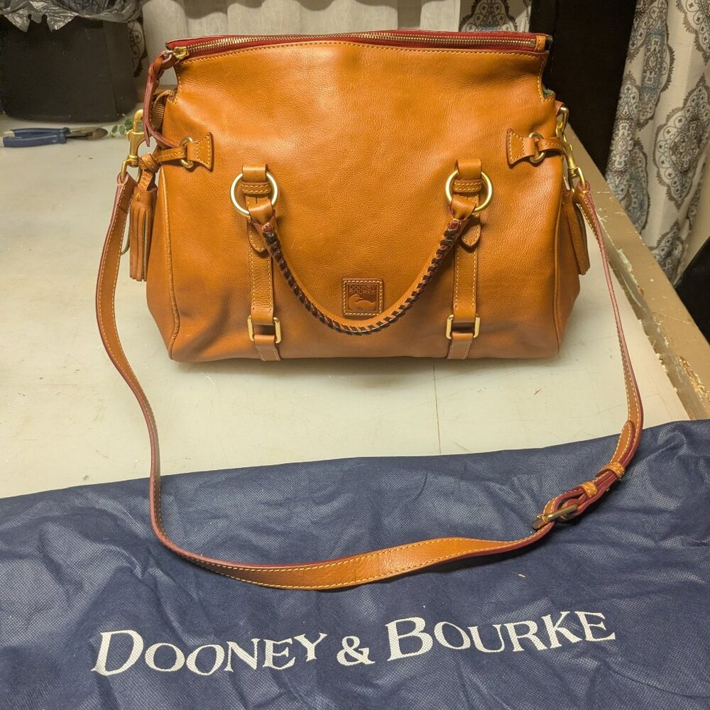 Dooney and Bourke Oversized Florentine Leather Satchel
